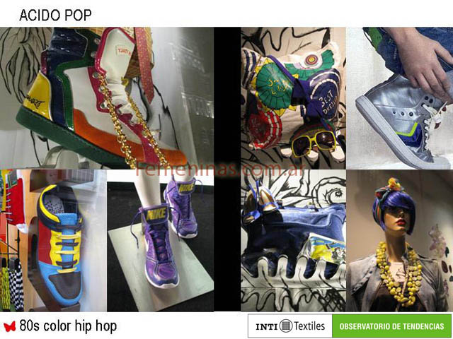 Accesorios acido pop 80`s color hip hop